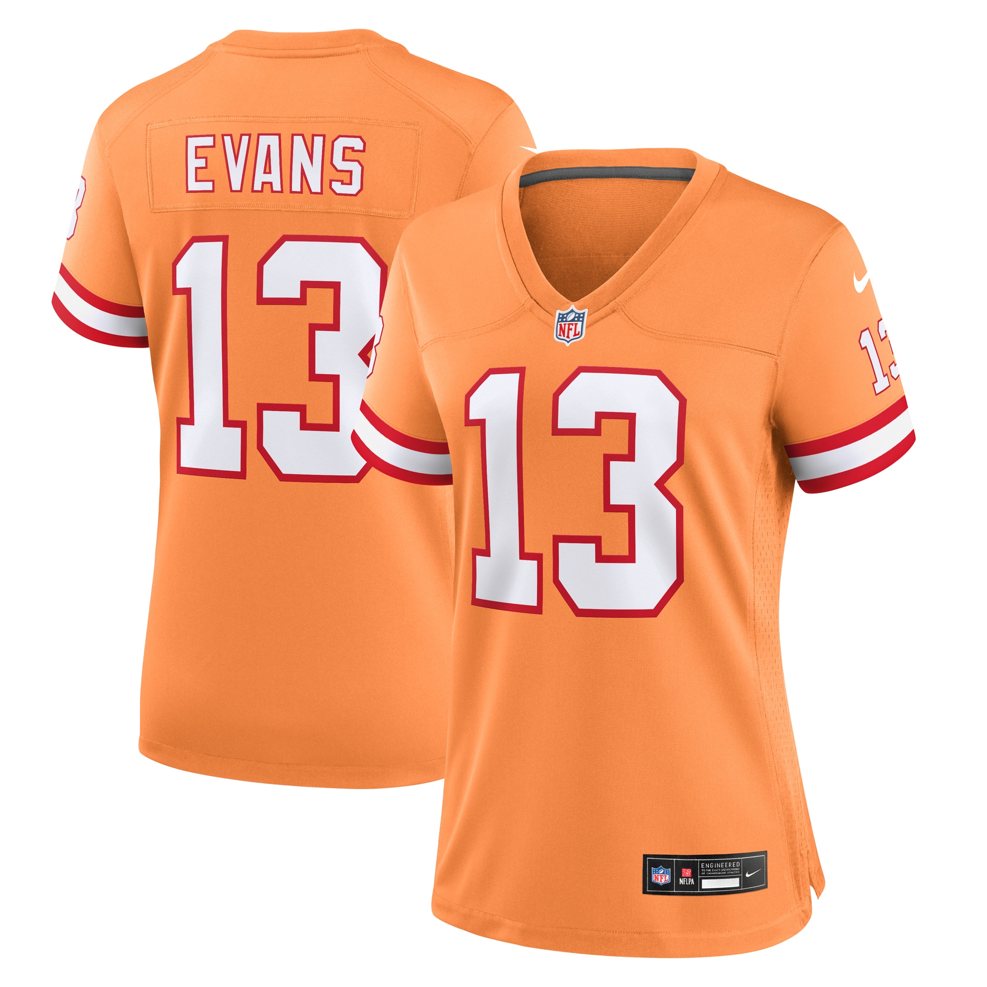 Hunk Wear - Mike Evans Tampa Bay Buccaneers Nike Women’s Player Jersey – Orange