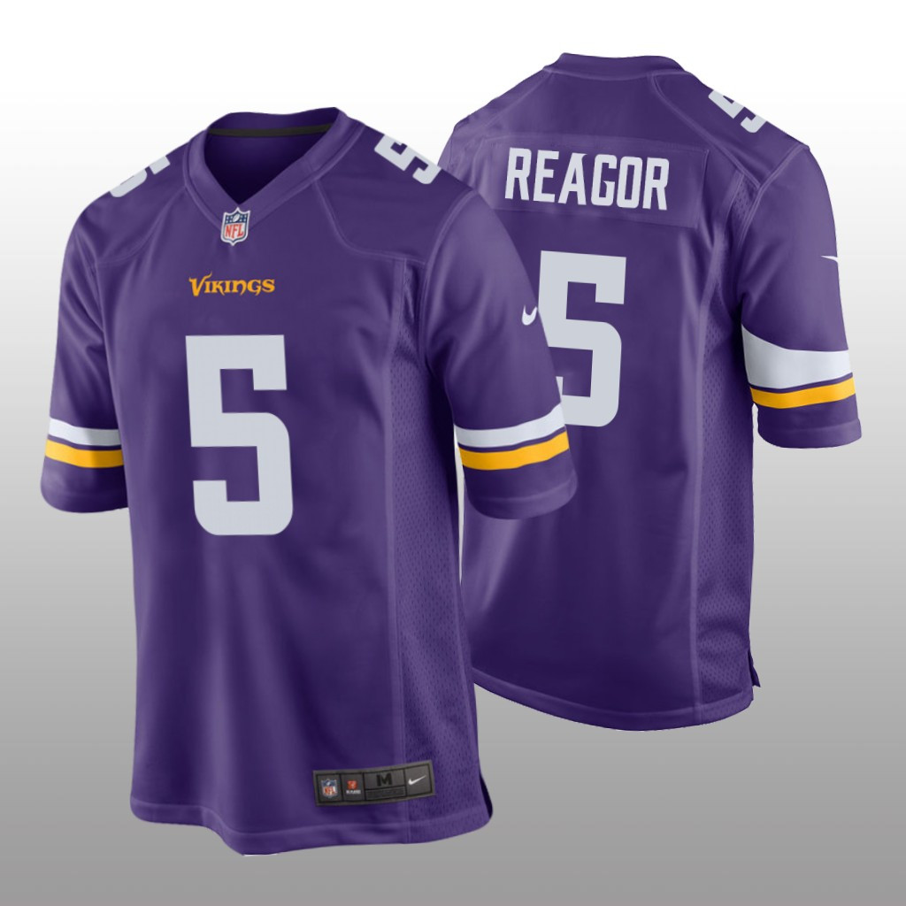 Hunk Wear - Minnesota Vikings Jalen Reagor Purple Jersey Game - Men's