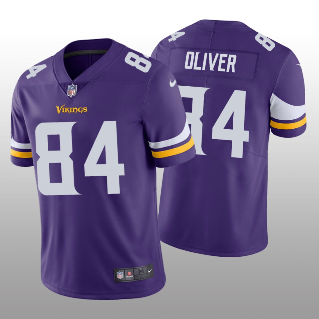 Hunk Wear - Minnesota Vikings Josh Oliver Purple Jersey Vapor Limited - Men's