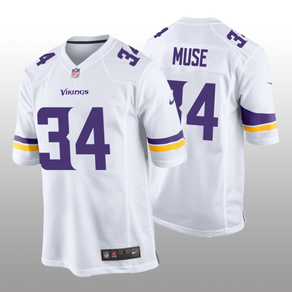 Hunk Wear - Minnesota Vikings Nick Muse White Jersey Game Men's