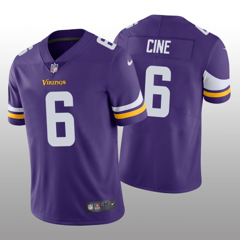 Hunk Wear - Minnesota Vikings Purple Draft Vapor Limited Lewis Cine Jersey