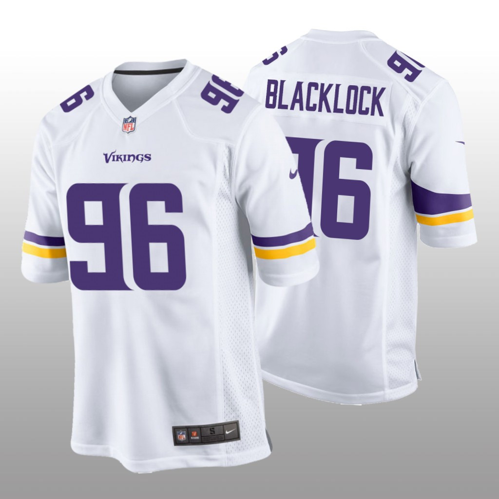 Hunk Wear - Minnesota Vikings Ross Blacklock White Jersey Game - Men's