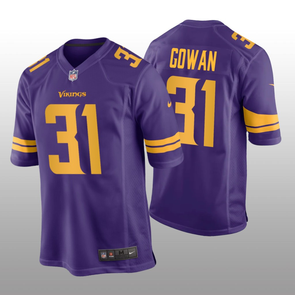 Hunk Wear - Minnesota Vikings Tay Gowan Purple Jersey Alternate Game - Men's