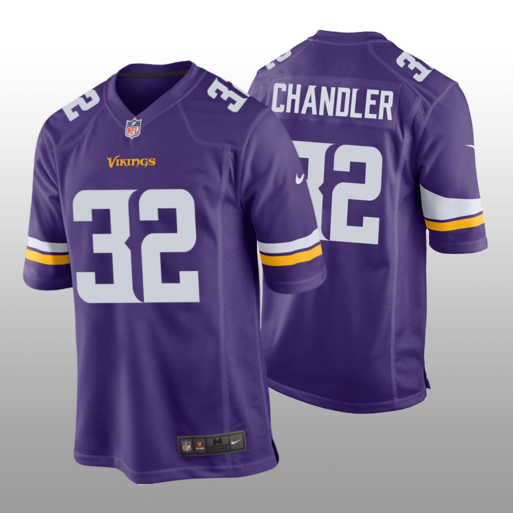 Hunk Wear - Minnesota Vikings Ty Chandler Purple Jersey Game Men's