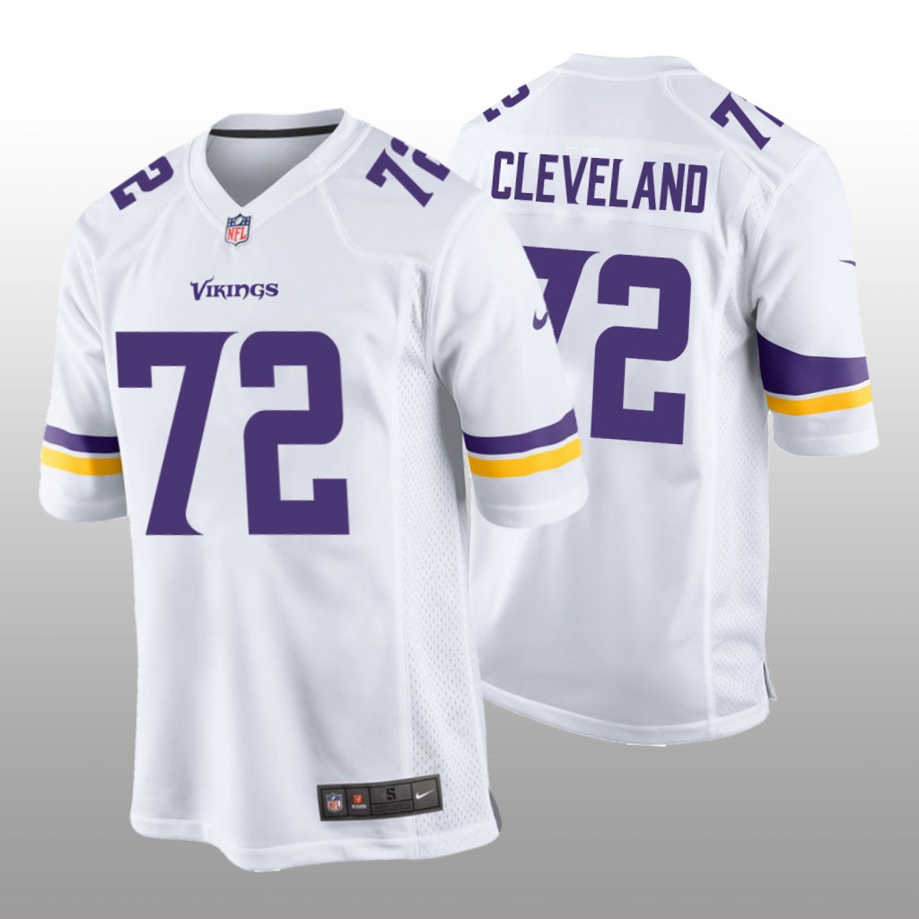 Hunk Wear - Minnesota Vikings White Draft Ezra Cleveland Game Jersey