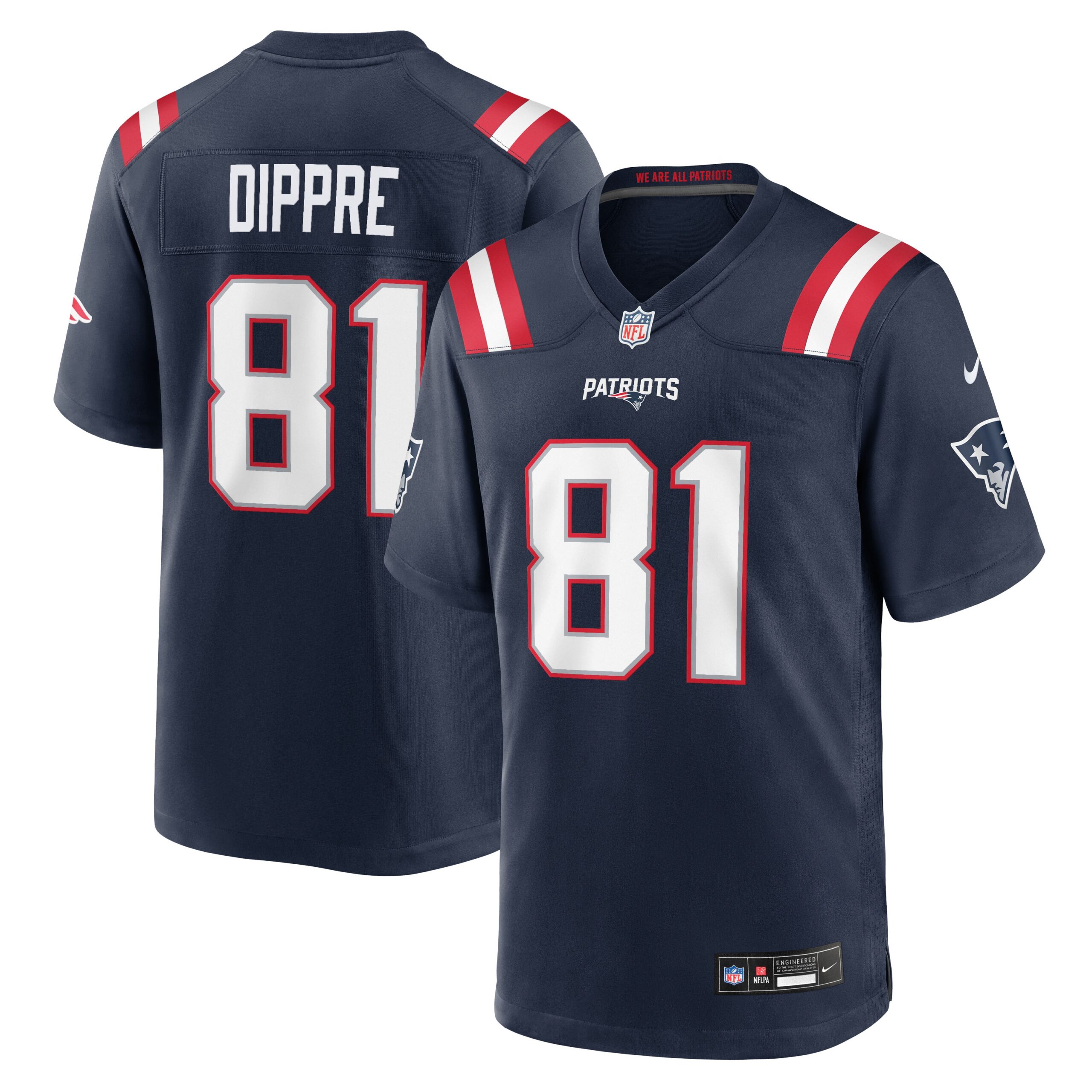 Hunk Wear - New England Patriots CJ Dippre Vapor Limited Jersey ' Navy