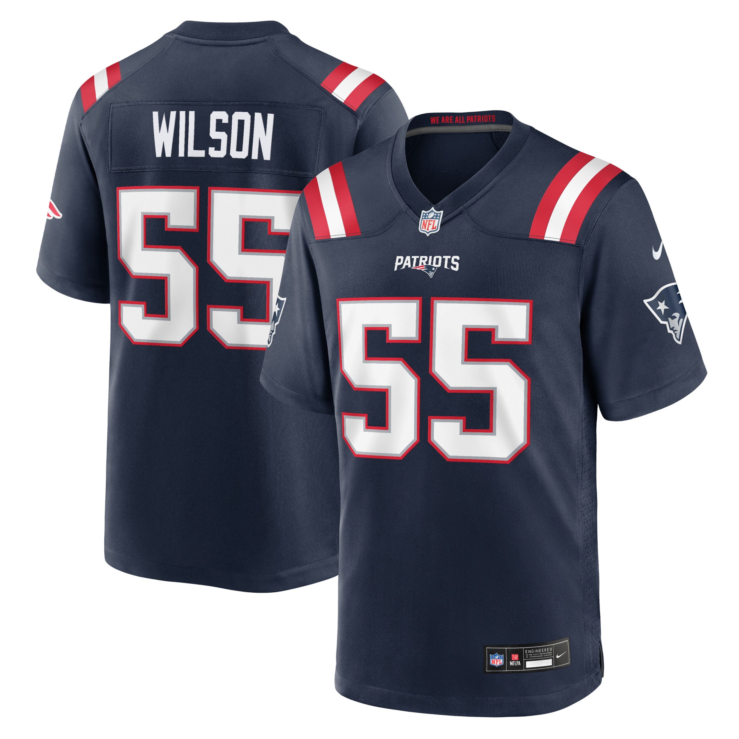 Hunk Wear - New England Patriots Jared Wilson Vapor Limited Jersey ' Navy