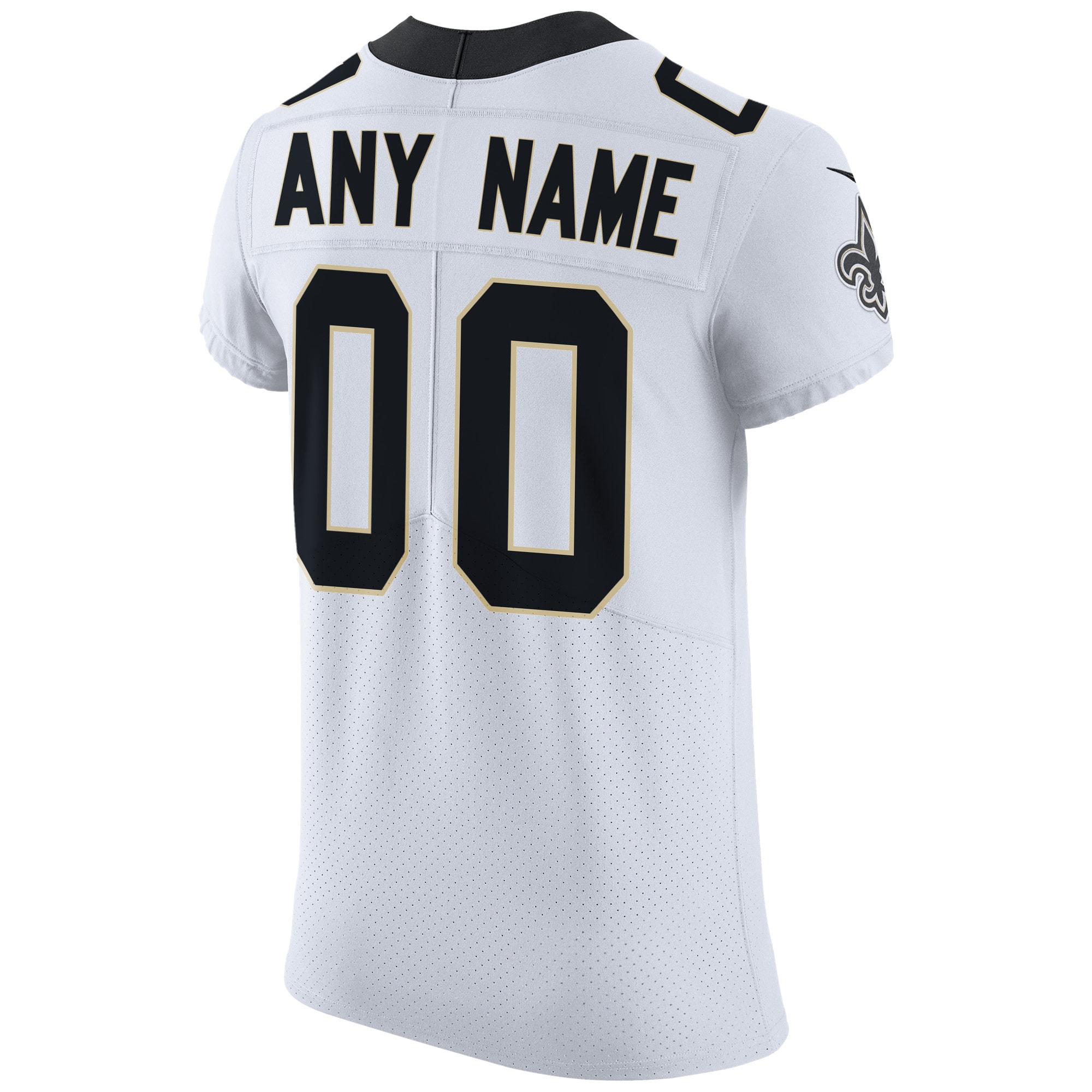 Hunk Wear - New Orleans Saints Nike Vapor Untouchable Elite Custom Jersey White