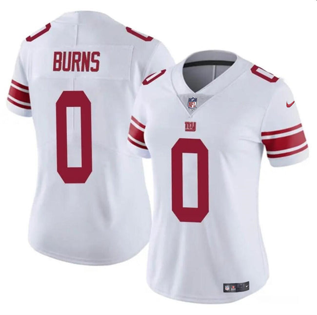 Hunk Wear - New York Giants #0 Brian Burns White Vapor Stitched Jersey