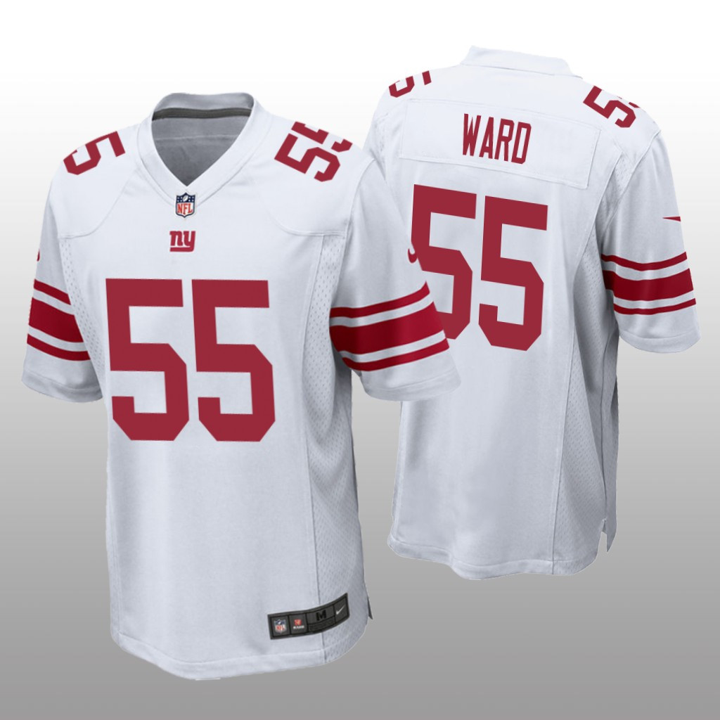Hunk Wear - New York Giants Jihad Ward White Jersey Game - Men's