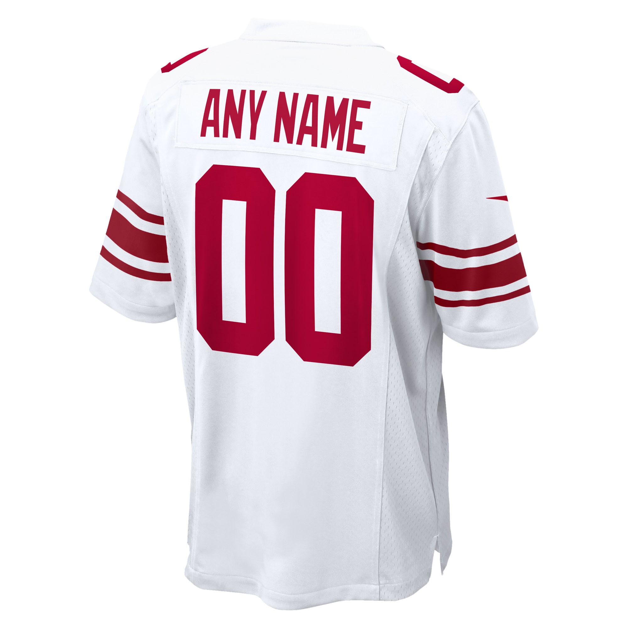 Hunk Wear - New York Giants Nike Custom Game Jersey – White