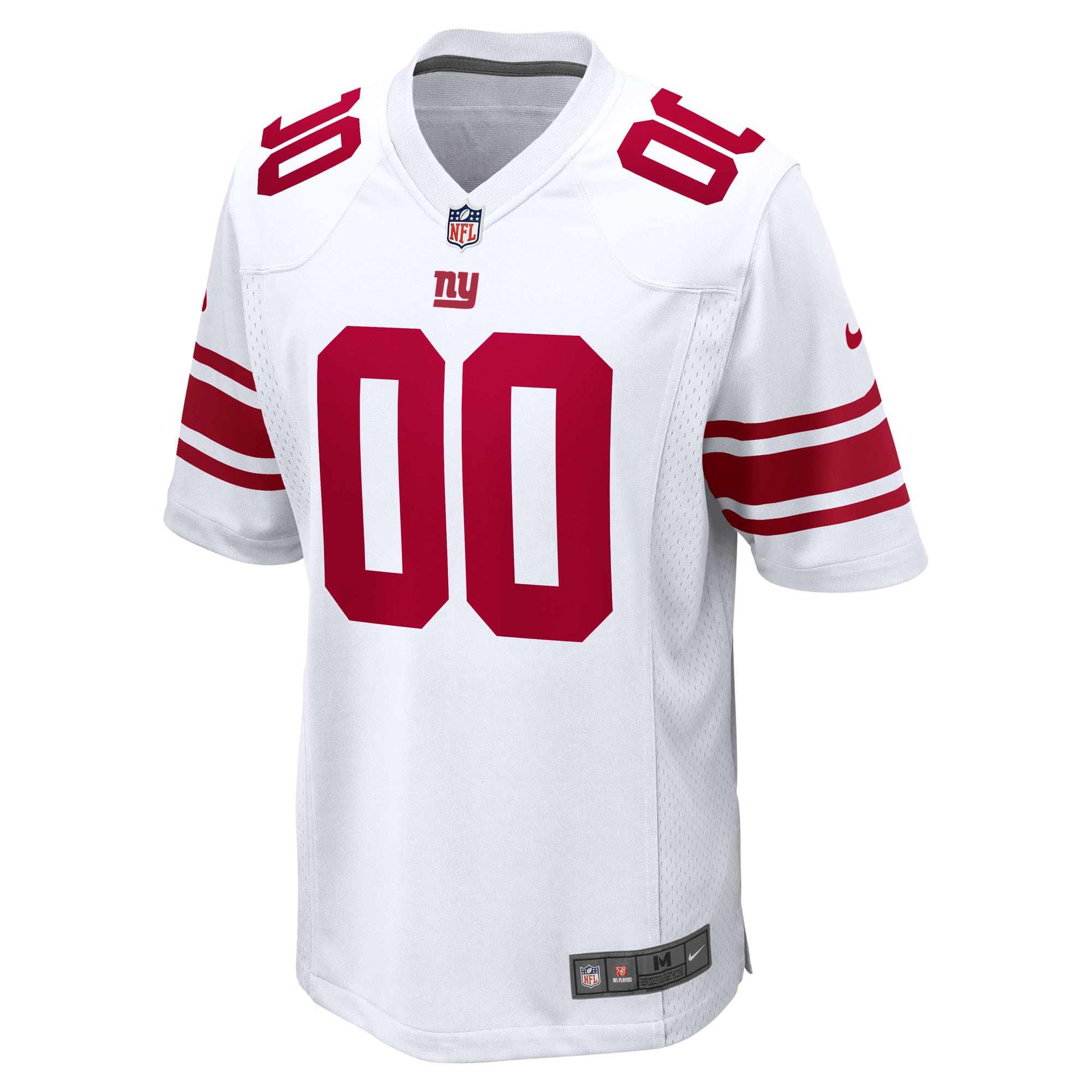 Hunk Wear - New York Giants Nike Custom Game Jersey – White