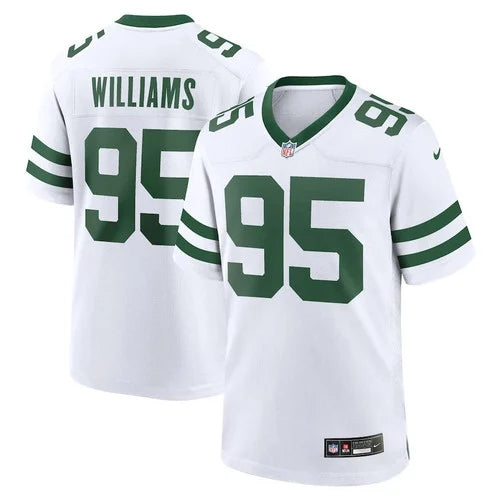 Hunk Wear - New York Jets #95 Quinnen Williams Game Jersey – Men Legacy White 2
