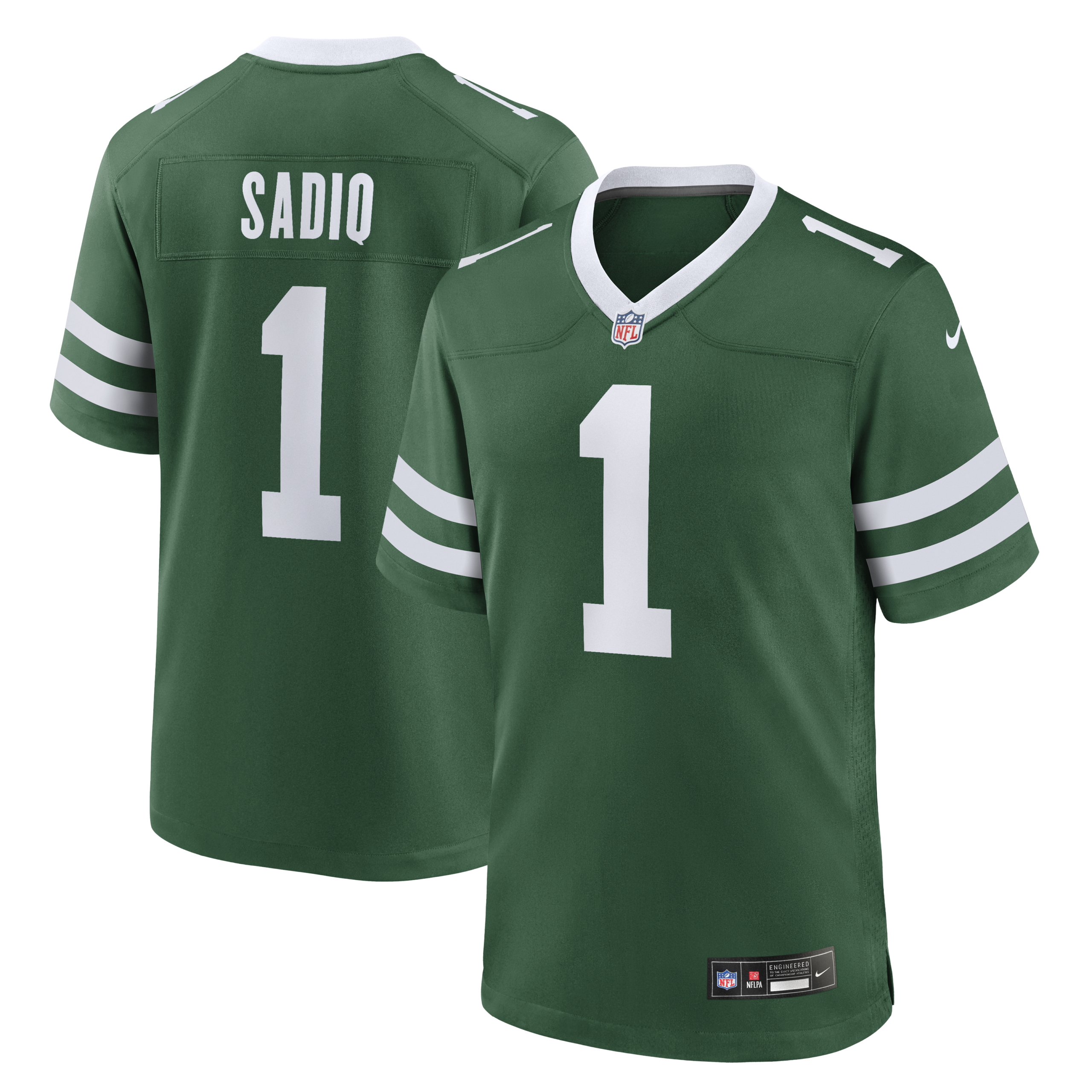 Hunk Wear - New York Jets Kenyon Sadiq 2026 NFL Draft First Round Pick No. 16 Team Game Jersey ' Legacy Green