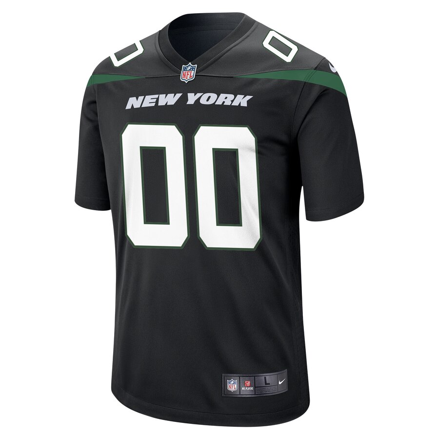 Hunk Wear - New York Jets Nike Youth Custom Game Jersey – Black