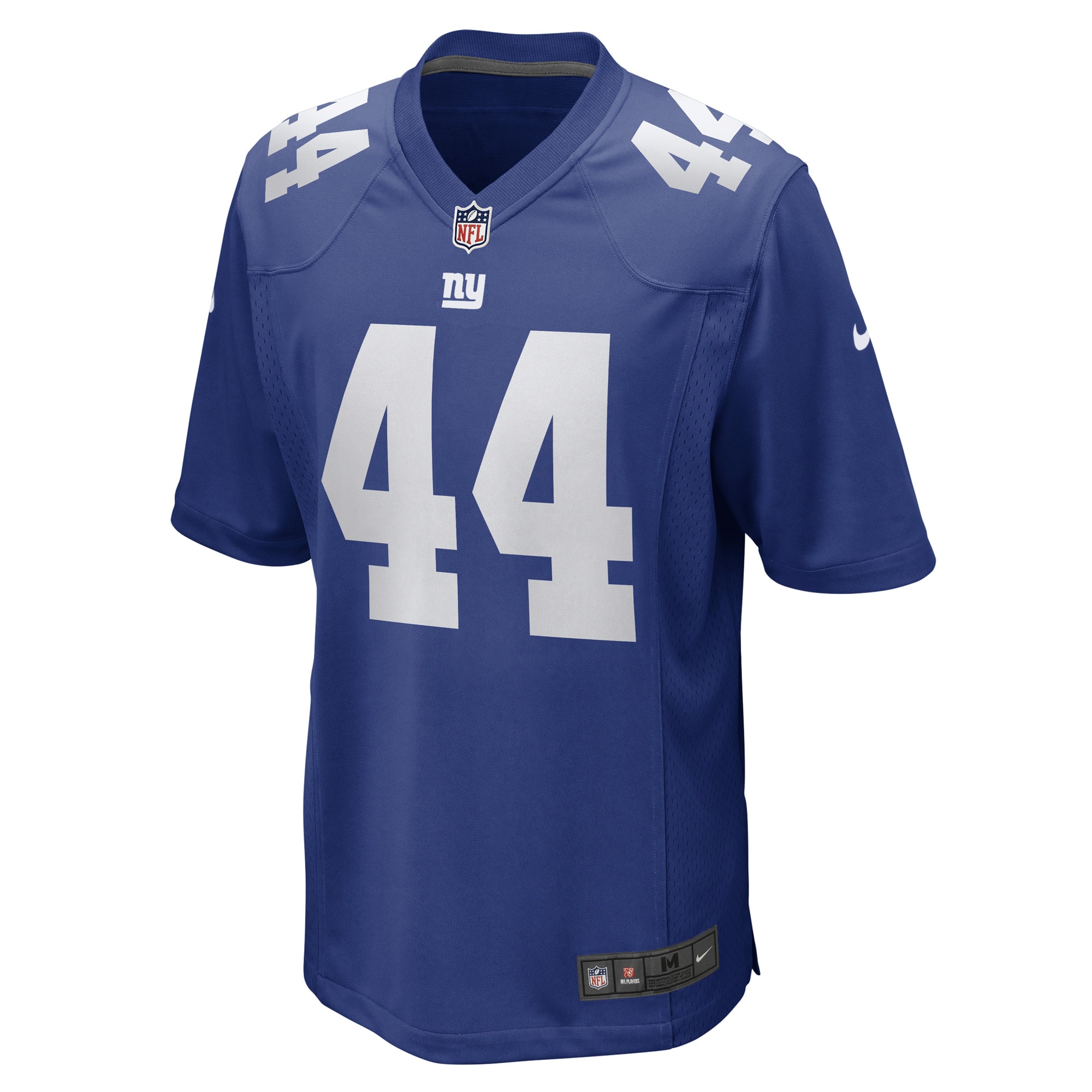 Hunk Wear - Nick McCloud New York Giants Nike Game Player Jersey – Royal