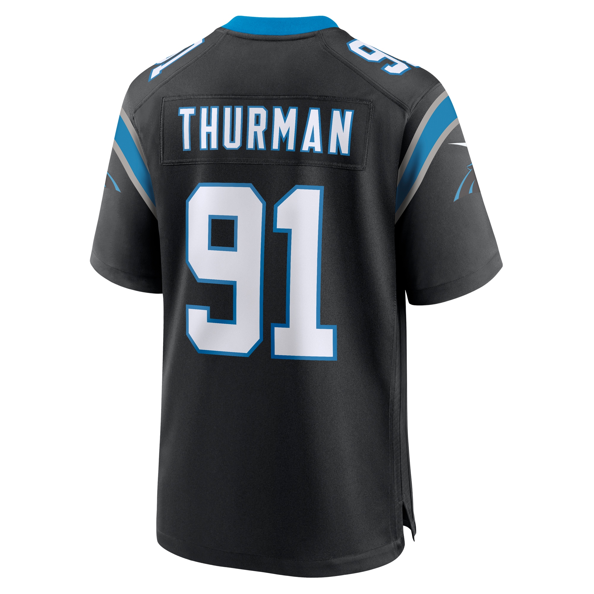 Hunk Wear - Nick Thurman Carolina Panthers Nike Team Game Jersey Black
