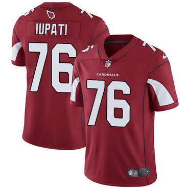 Hunk Wear - Nike Arizona Cardinals #76 Mike Iupati Red Team Color Men's Stitched NFL Vapor Untouchable Limited Jersey