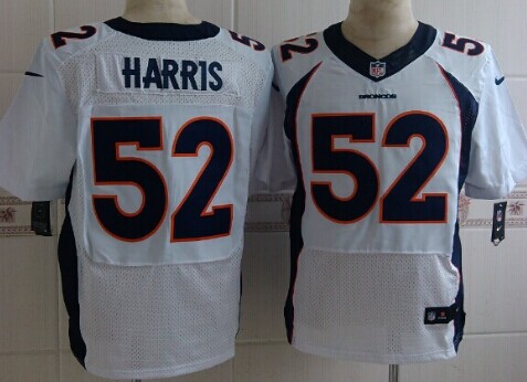 Hunk Wear - Nike Denver Broncos #52 Jerrell Harris 2013 White Elite Jersey
