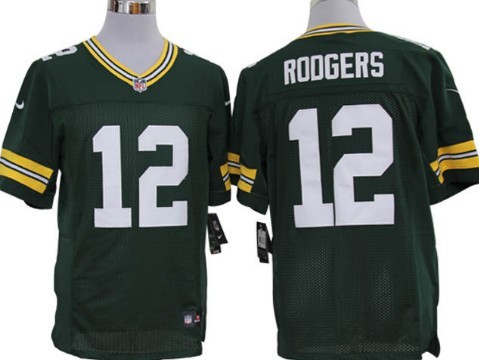 Hunk Wear - Nike Green Bay Packers #12 Aaron Rodgers Green Limited Jersey