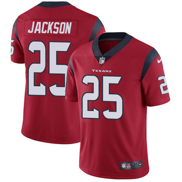 Hunk Wear - Nike Houston Texans #25 Kareem Jackson Red Alternate Men's Stitched NFL Vapor Untouchable Limited Jersey