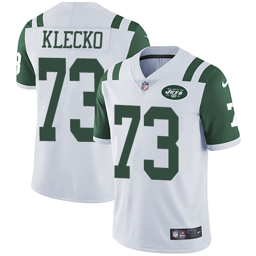 Hunk Wear - Nike New York Jets #73 Joe Klecko White Men's Stitched NFL Vapor Untouchable Limited Jersey