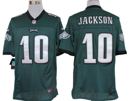 Hunk Wear - Nike Philadelphia Eagles #10 DeSean Jackson Dark Green Limited Jersey