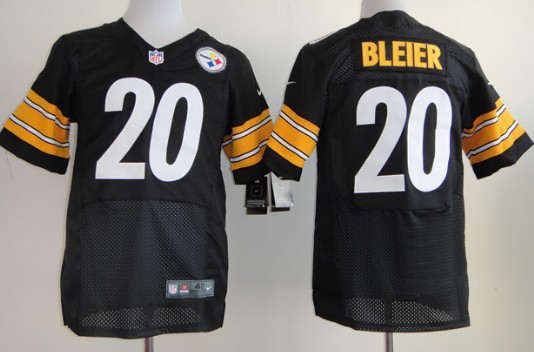 Hunk Wear - Nike Pittsburgh Steelers #20 Rocky Bleier Black Elite Jersey