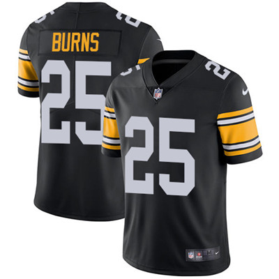 Hunk Wear - Nike Pittsburgh Steelers #25 Artie Burns Black Alternate Men's Stitched NFL Vapor Untouchable Limited Jersey