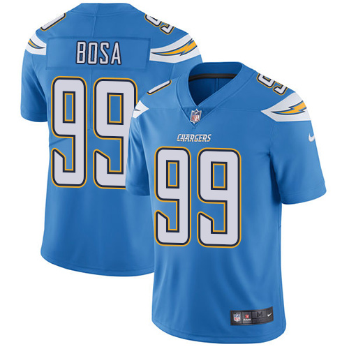 Hunk Wear - Nike San Diego Chargers #99 Joey Bosa Electric Blue Alternate Men's Stitched NFL Vapor Untouchable Limited Jersey