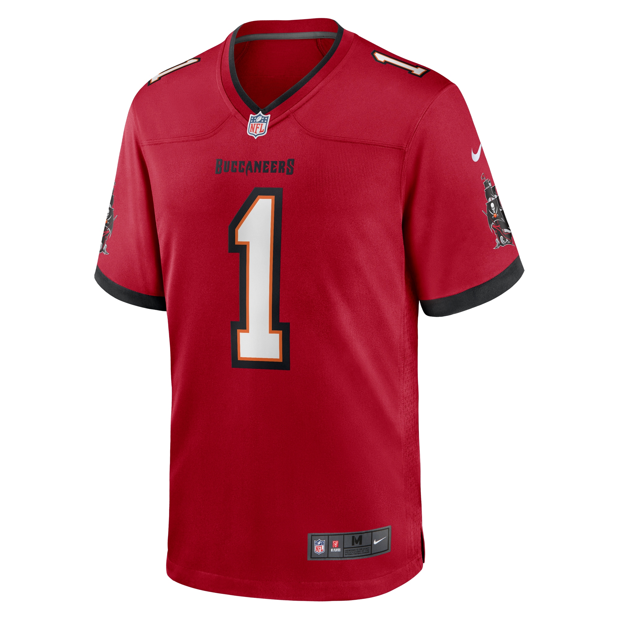 Hunk Wear - Number 1 Dad Tampa Bay Buccaneers Nike Game Jersey Red