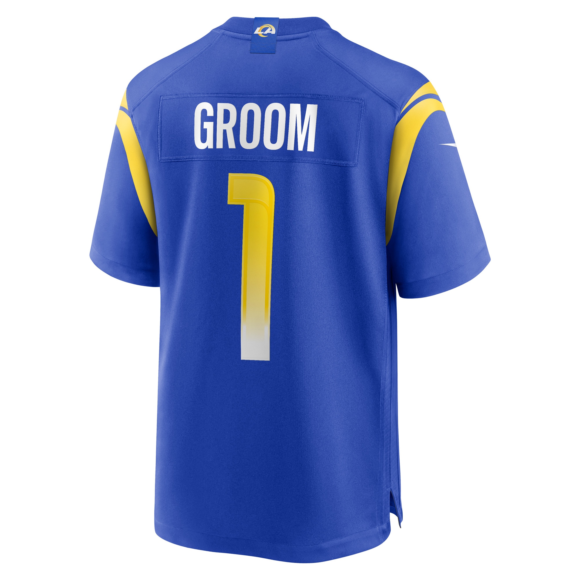 Hunk Wear - Number 1 Groom Los Angeles Rams Nike Game Jersey Royal