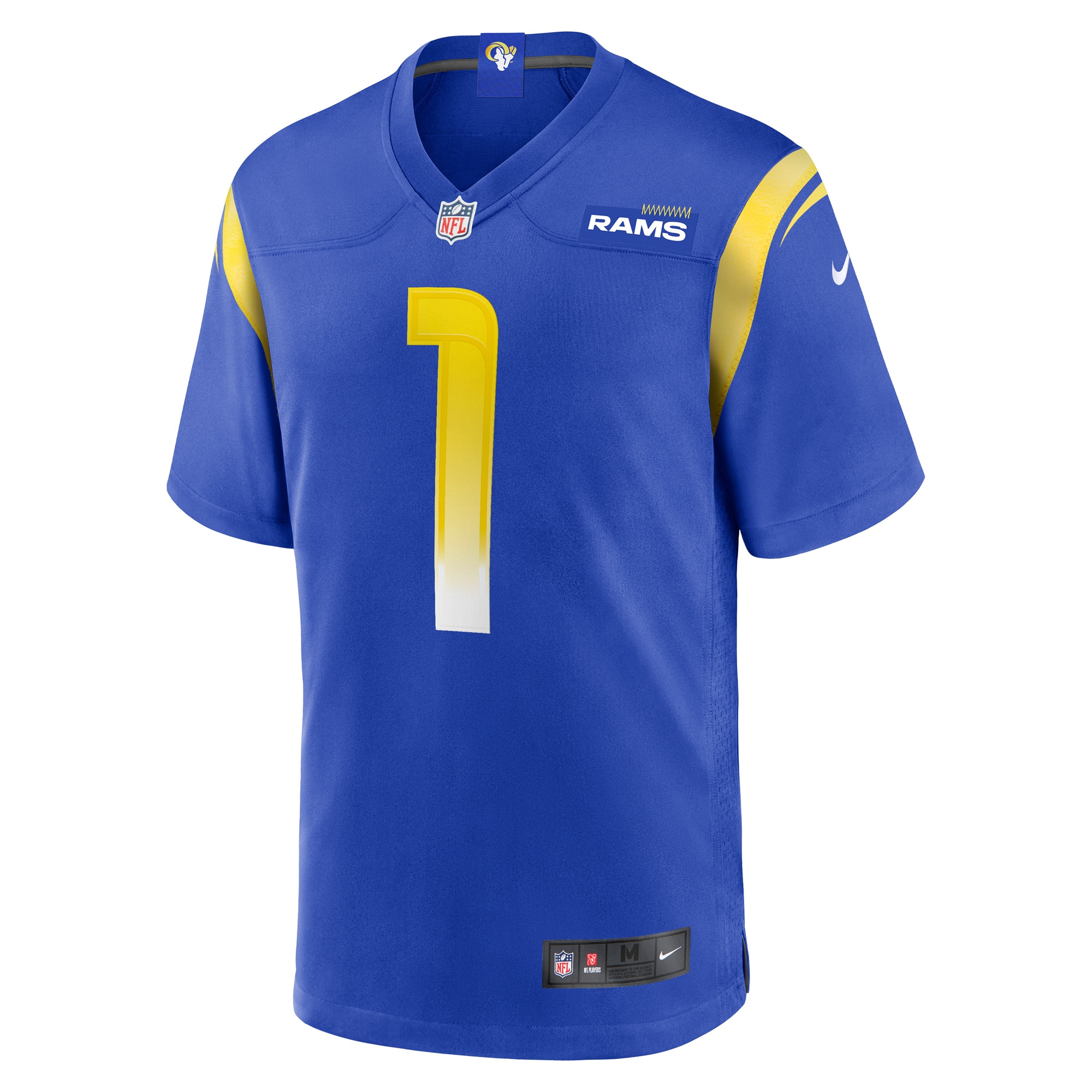 Hunk Wear - Number 1 Groom Los Angeles Rams Nike Game Jersey Royal