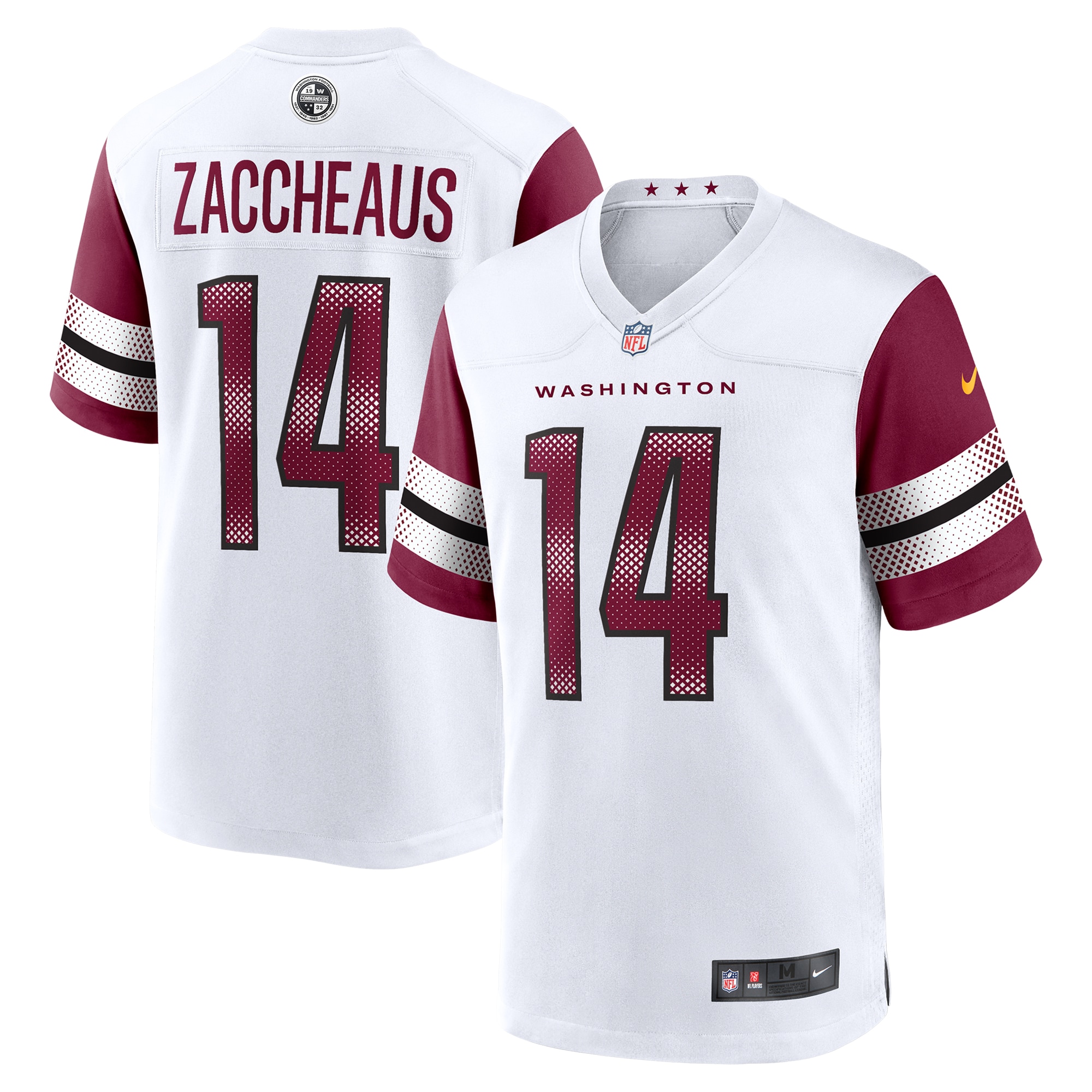 Hunk Wear - Olamide Zaccheaus Washington Commanders Nike Game Jersey ' White
