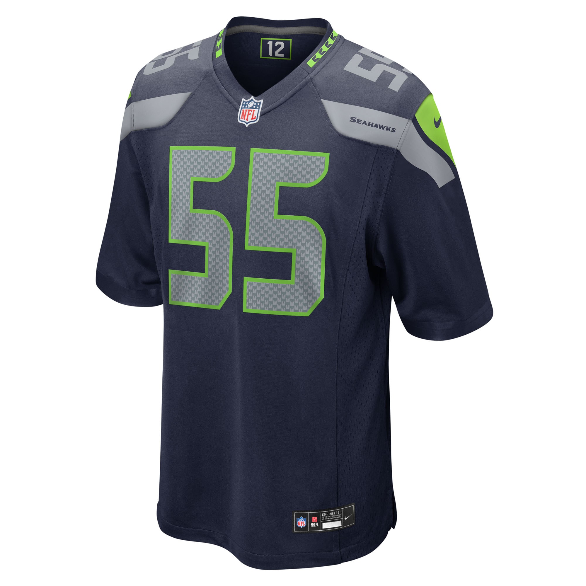Hunk Wear - Olu Oluwatimi Seattle Seahawks Nike Team Game Jersey – College Navy