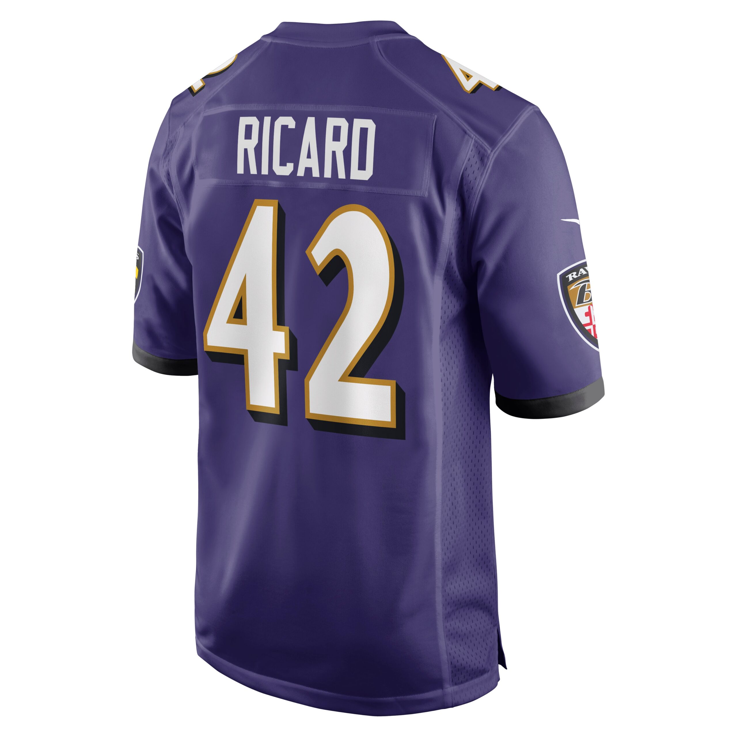 Hunk Wear - Patrick Ricard Baltimore Ravens Nike Game Jersey – Purple