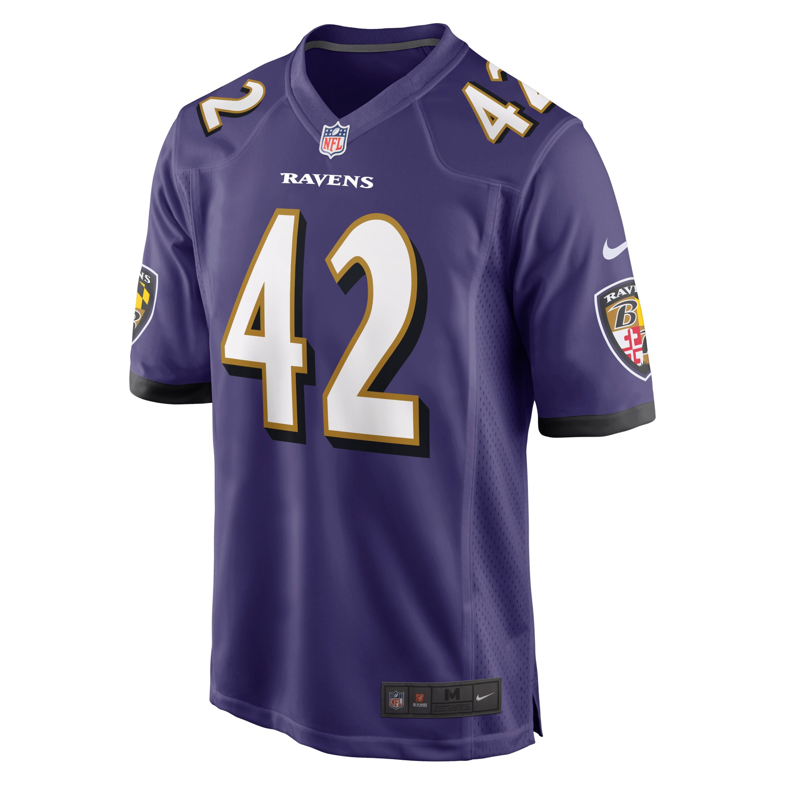 Hunk Wear - Patrick Ricard Baltimore Ravens Nike Game Jersey – Purple