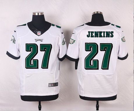 Hunk Wear - Philadelphia Eagles #27 Malcolm Jenkins White Road NFL Nike Elite Jersey