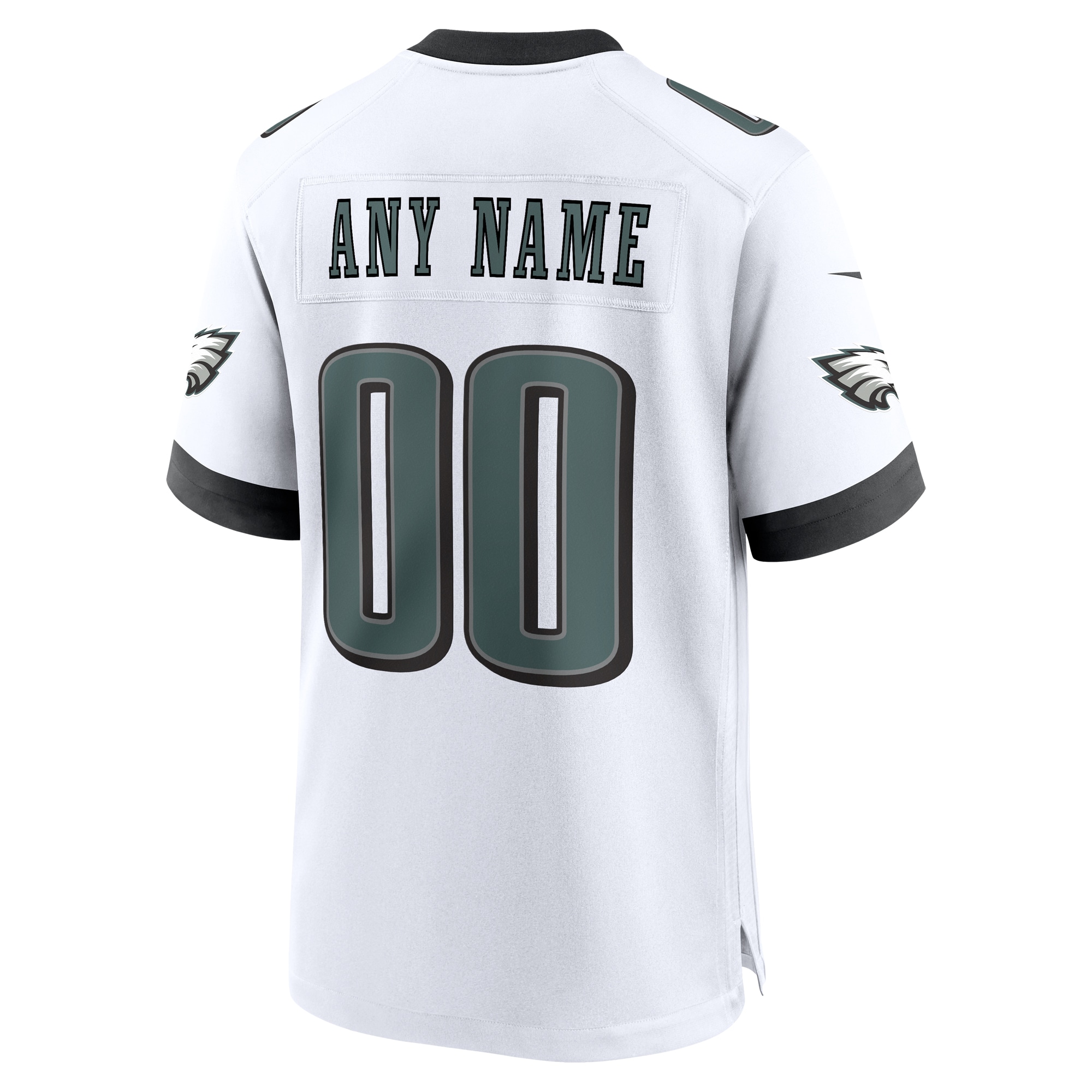 Hunk Wear - Philadelphia Eagles Nike Custom Game Jersey White