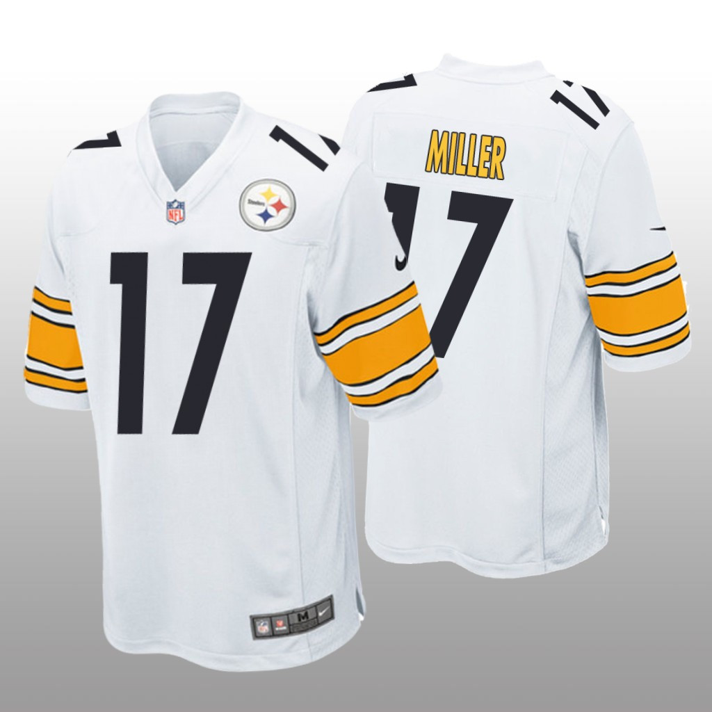 Hunk Wear - Pittsburgh Steelers Anthony Miller White Jersey Game - Men's