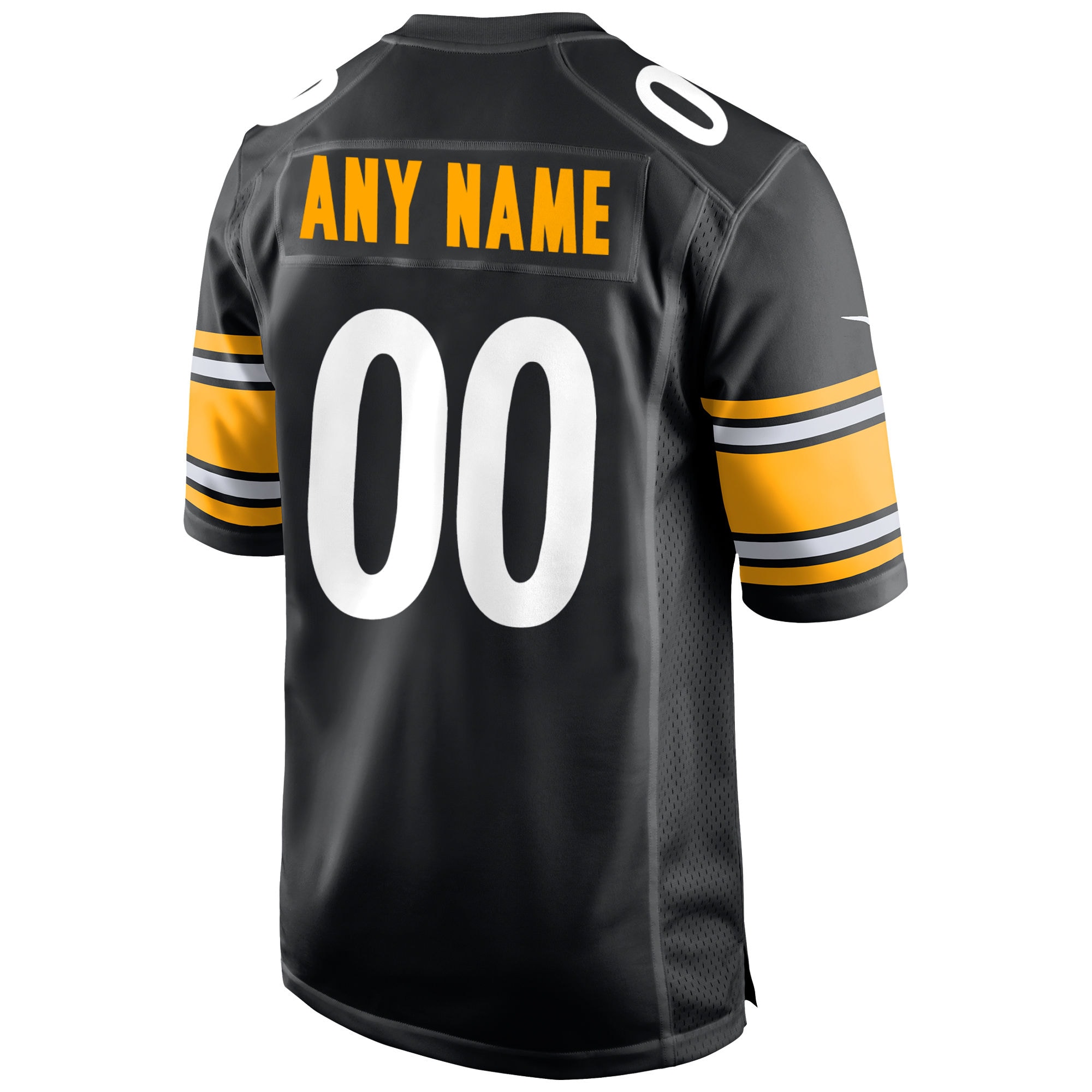 Hunk Wear - Pittsburgh Steelers Nike Custom Game Jersey Black