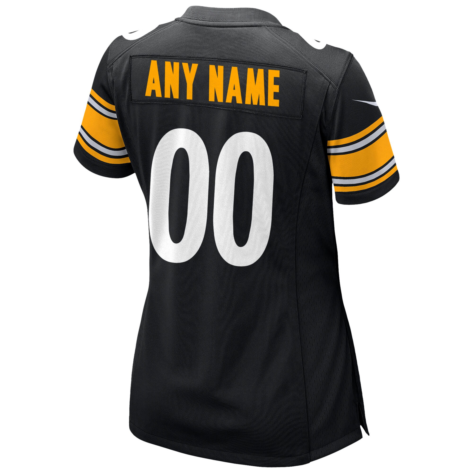 Hunk Wear - Pittsburgh Steelers Nike Women’s Custom Game Jersey – Black