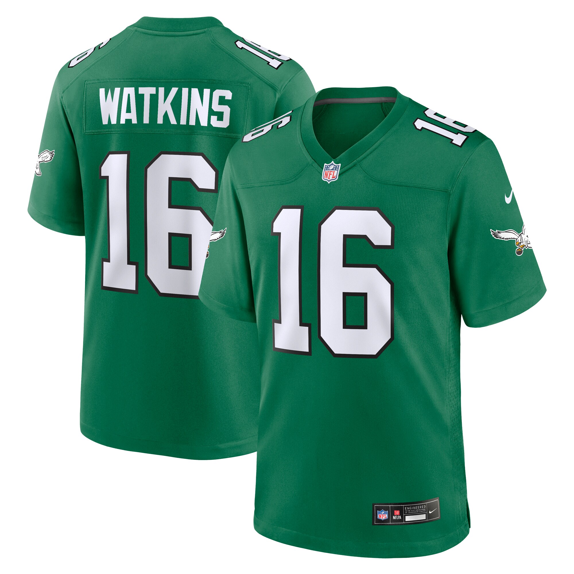 Hunk Wear - Quez Watkins Philadelphia Eagles Nike Alternate Game Jersey ' Kelly Green