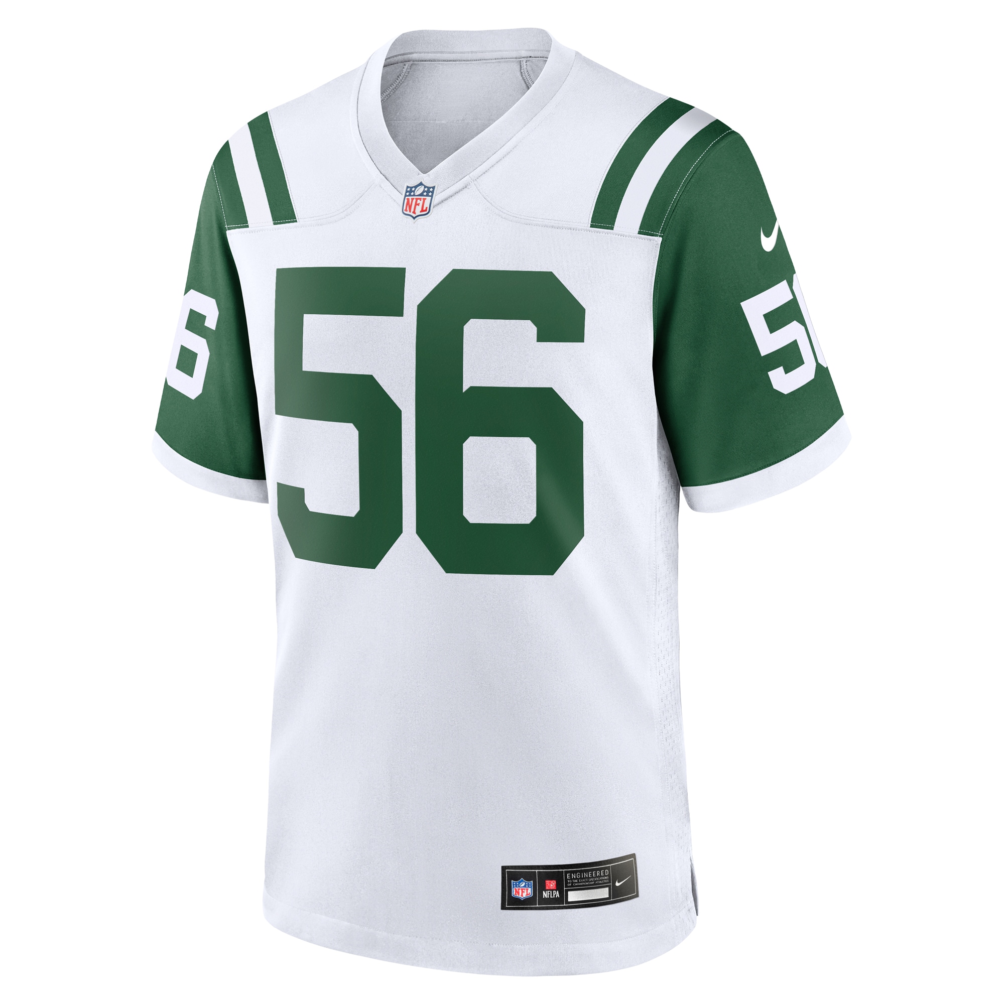 Hunk Wear - Quincy Williams New York Jets Nike Alternate Game Jersey – White