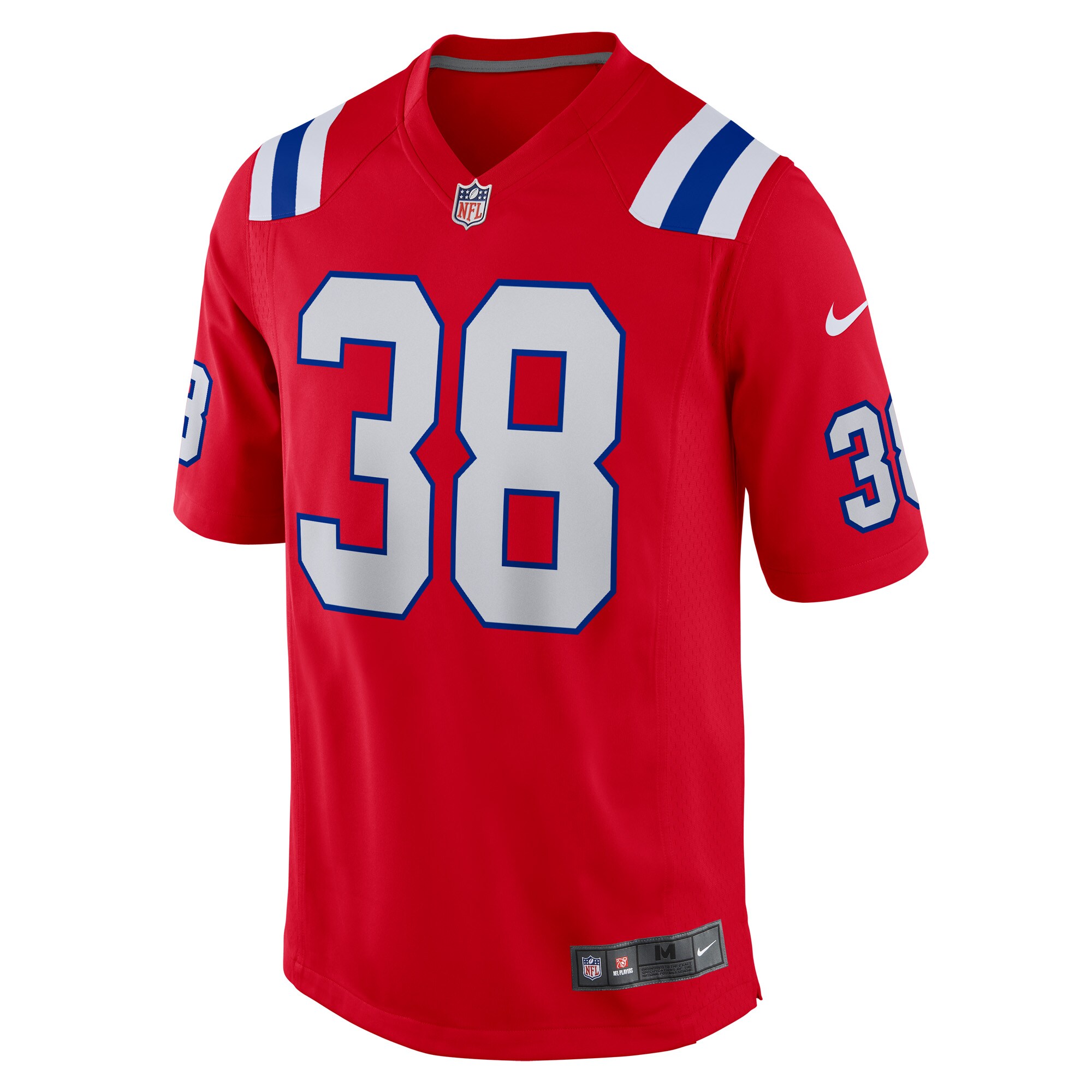 Hunk Wear - Rhamondre Stevenson New England Patriots Nike Alternate Game Player Jersey – Red