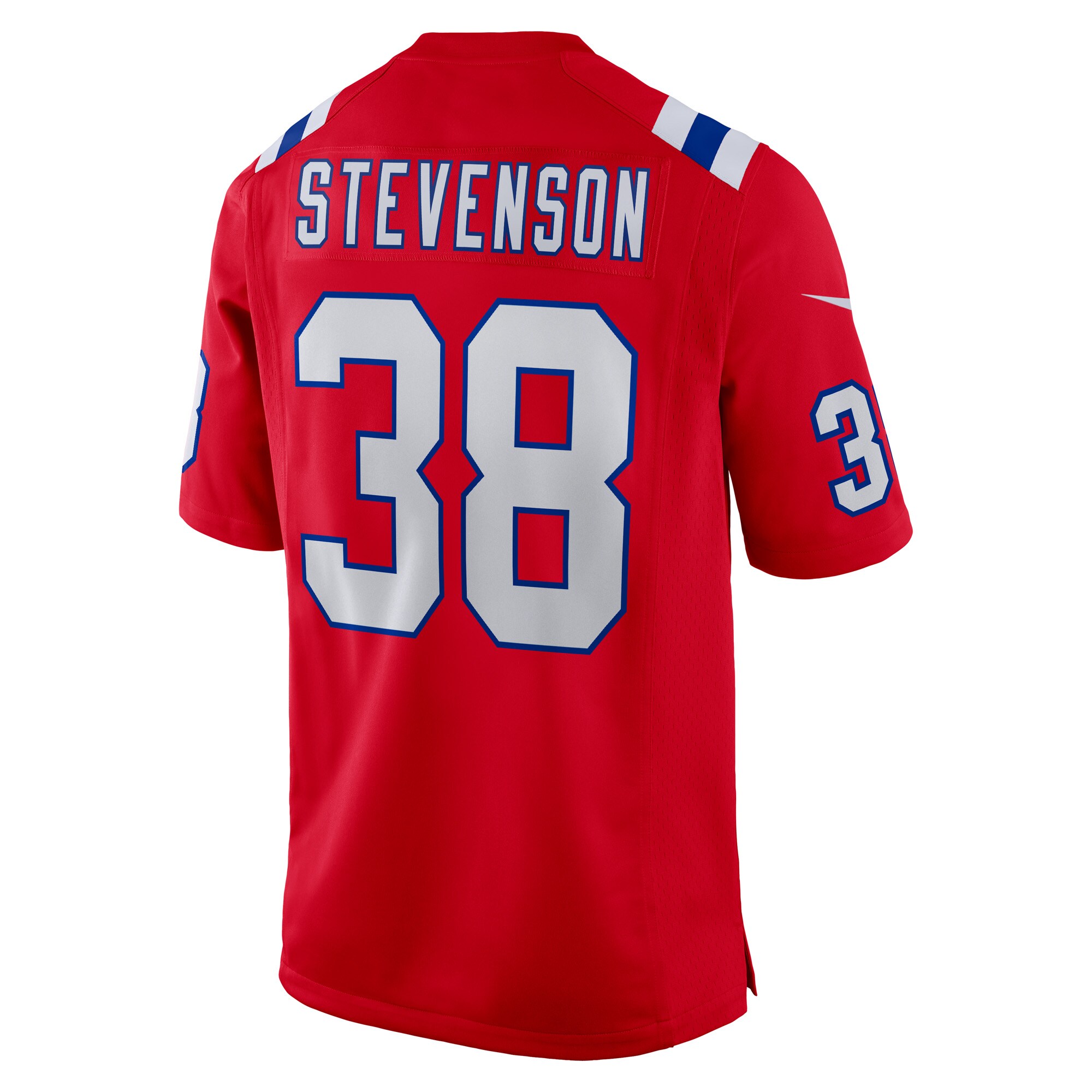 Hunk Wear - Rhamondre Stevenson New England Patriots Nike Alternate Game Player Jersey – Red