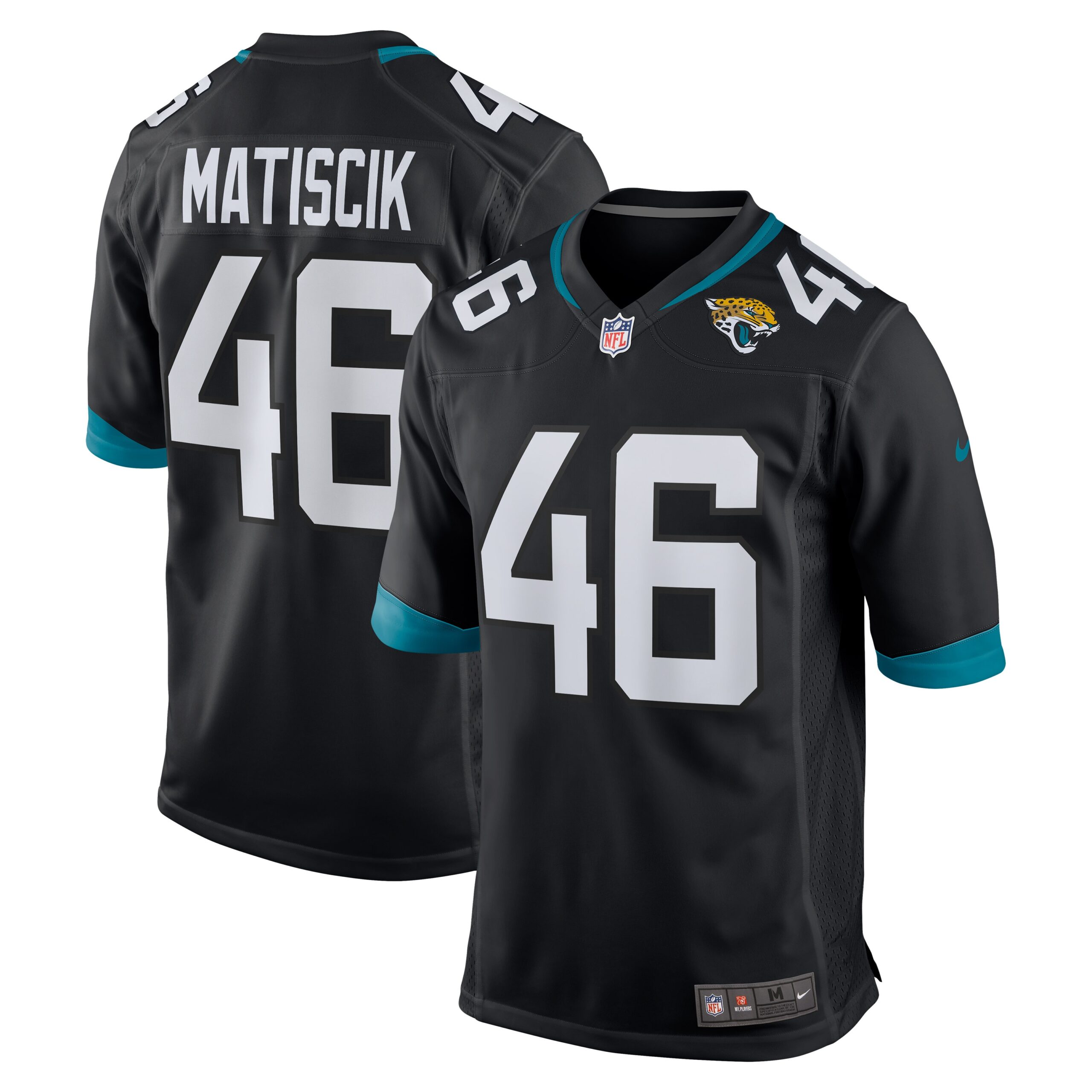 Hunk Wear - Ross Matiscik Jacksonville Jaguars Nike Game Jersey ' Black