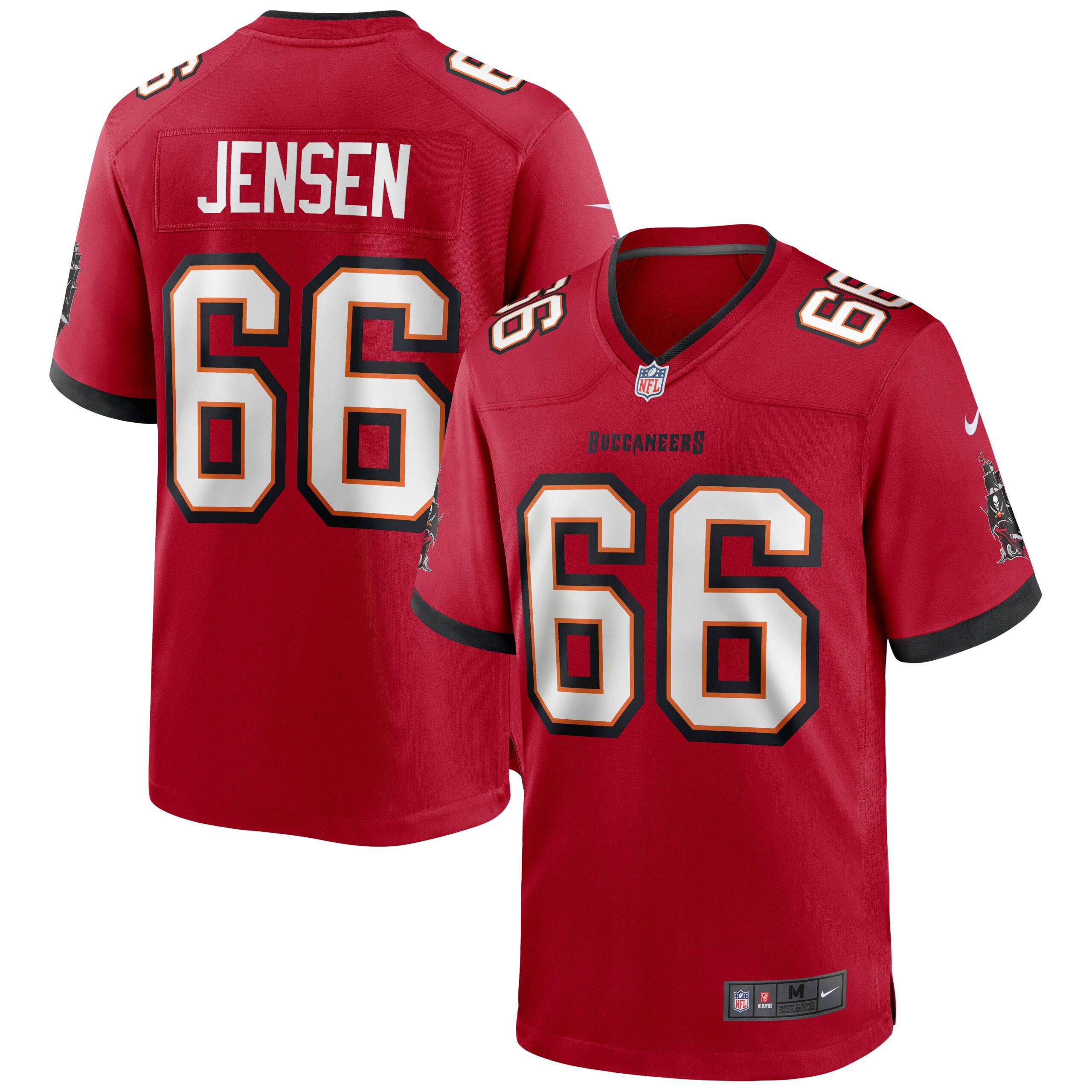 Hunk Wear - Ryan Jensen Tampa Bay Buccaneers Nike Game Jersey ' Red