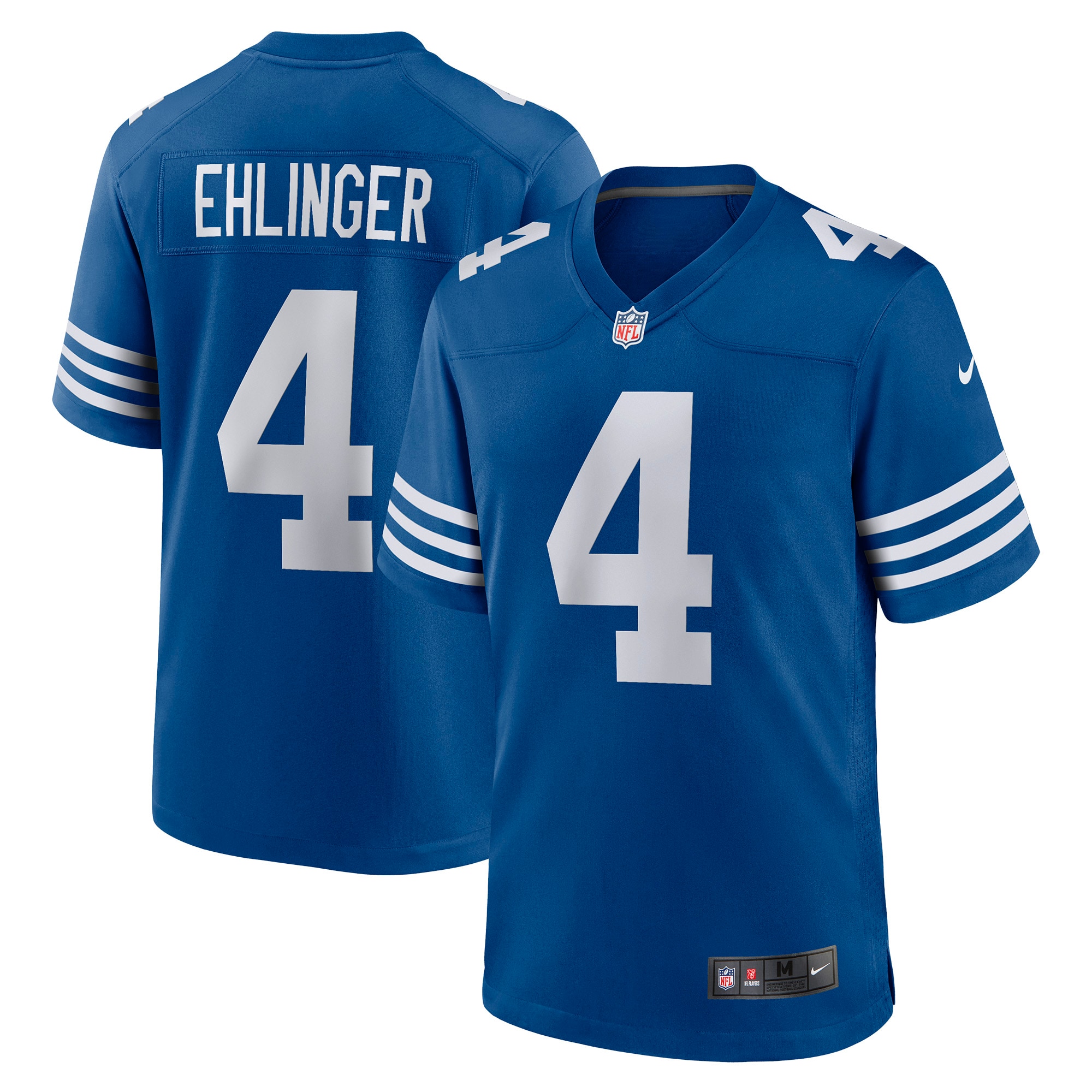 Hunk Wear - Sam Ehlinger Indianapolis Colts Nike Game Player Jersey Blue