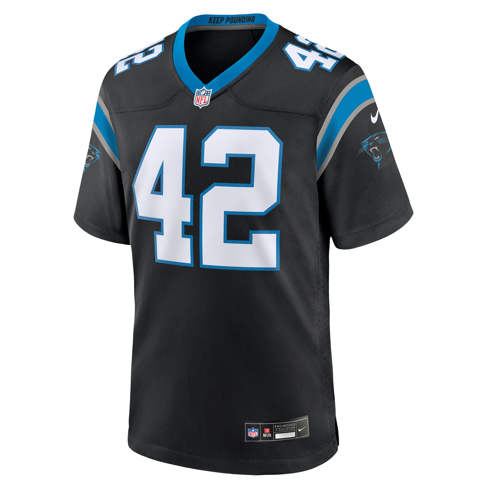 Hunk Wear - Sam Franklin Jr Carolina Panthers Nike Team Game Jersey Black